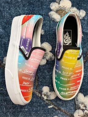 Vans Rainbow Pride Slip-On Sneakers